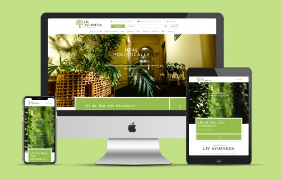 Tailor-made website for Liv Ayurveda, Sydney
