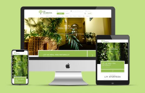 Tailor-made website for Liv Ayurveda, Sydney