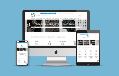 Ecommerce Website for AnyIT Parts, Dubai