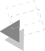 footer triangle icon