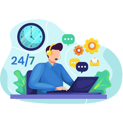 24x7 support & monitoring